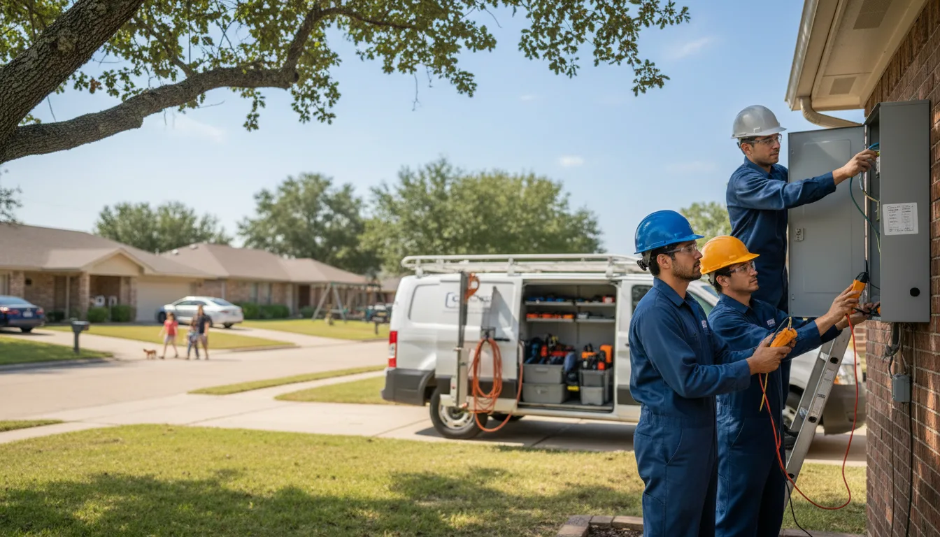 Certified electrician providing emergency electrical services in Old Bethpage, NY